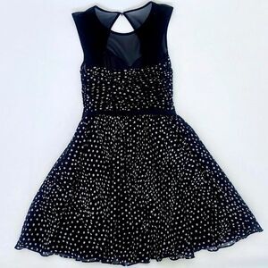 GUESS Women’s Polka Dot Retro Vintage Cocktail Swing Dress Size: Small